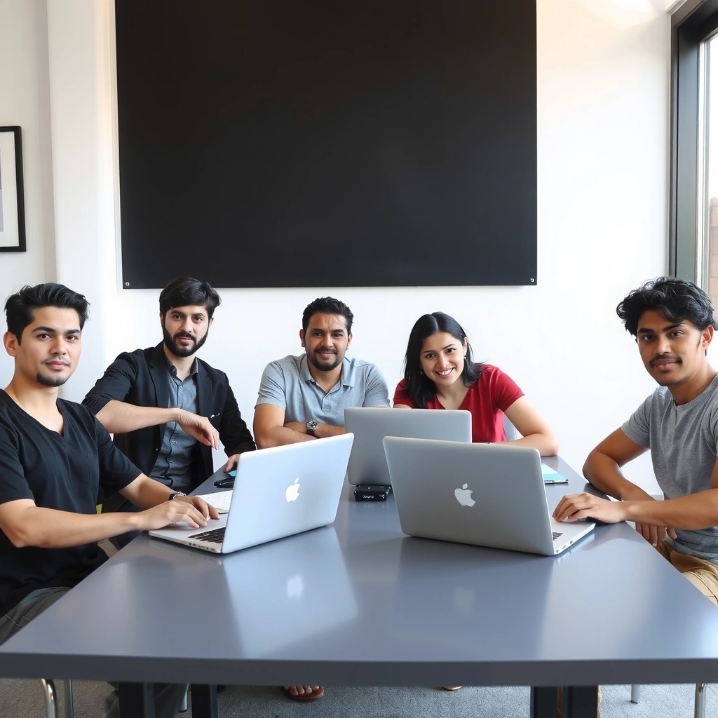 Equipo fundador de Antrurev en 2009